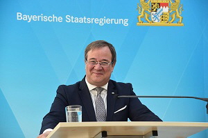 Gemeinsame Kabinettssitzung von Bayern und Nordrhein-Westfalen PK mit Ministerpräsident Dr.Markus Söder und NRW Ministerpräsident Armin Laschet - Reisidenz München am 12.03.2019
